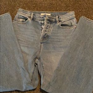 PAC SUN High Rise Straight Jeans